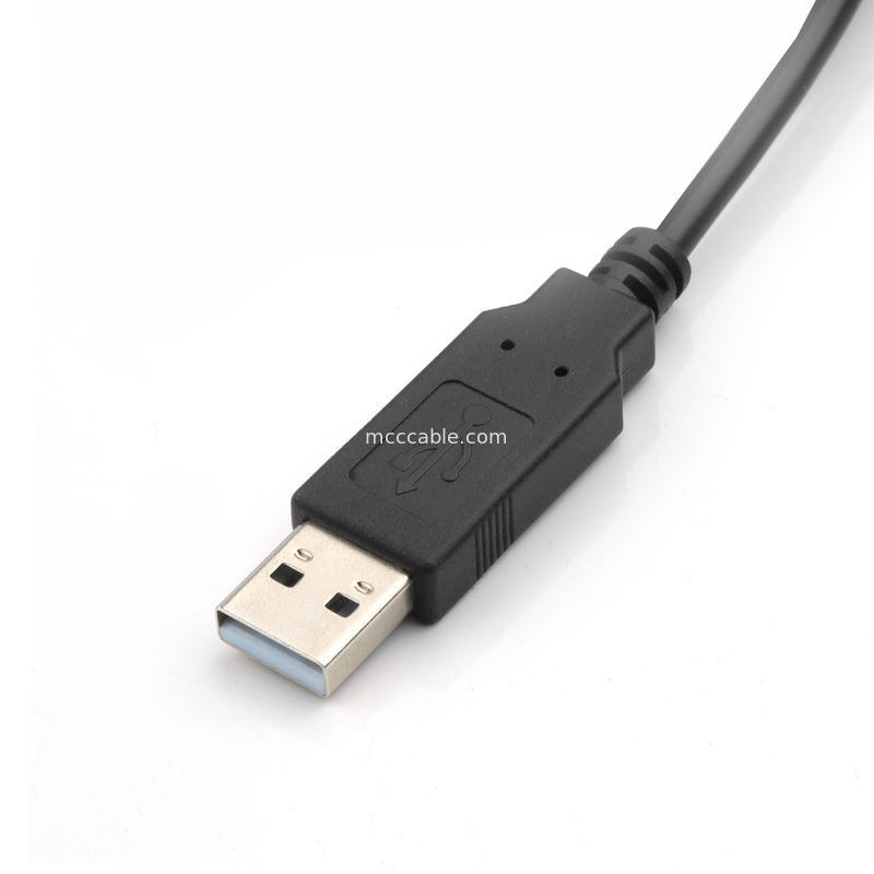 USB to RJ45 Cable Assembly, UL2464 28AWG 4-Core with Shielded 8P8C Connector