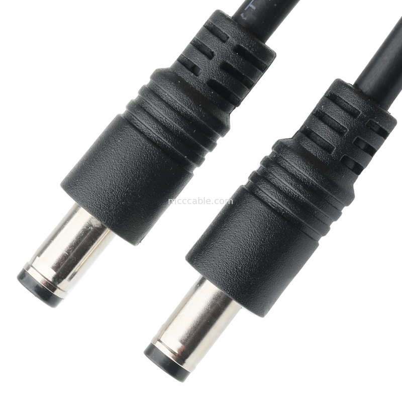 3.3mm 피치에서 DC 플러그 2.5x5.5mm 케이블 집합 - UL2464 20AWG PVC