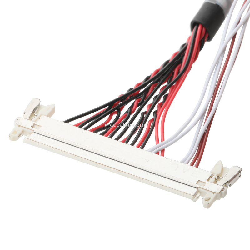 10.0mm ~ 1.25mm Pitch LVDS 케이블 집합 - UL1571 28AWG LCD 디스플레이 연결