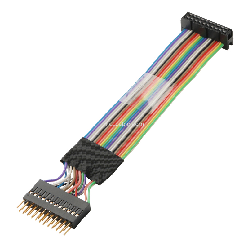 20-Pin to 24-Pin IDC Ribbon Cable - UL2651 28AWG Flat Flex Cable Assembly