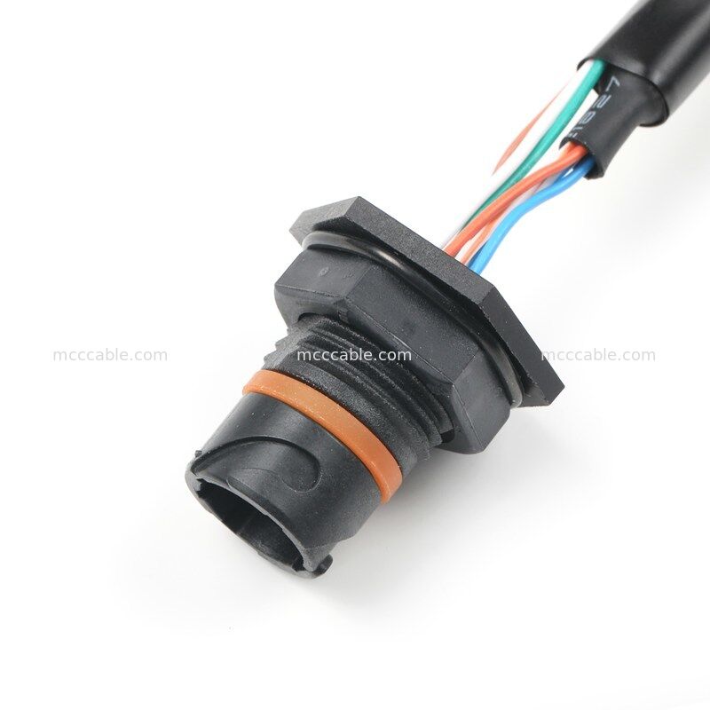 맞춤형 Samtec ACRK-12 원형-Molex Micro-Lock 26핀 케이블 어셈블리 | CAT6A