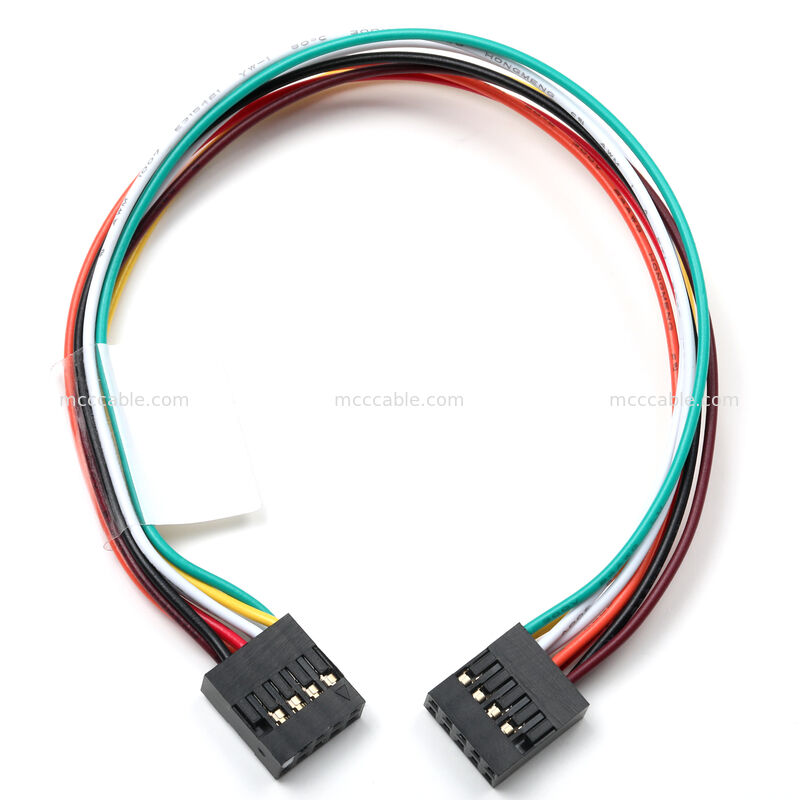 MOLEX 2.54mm 10 핀 프론트 패널 케이블 어셈블리