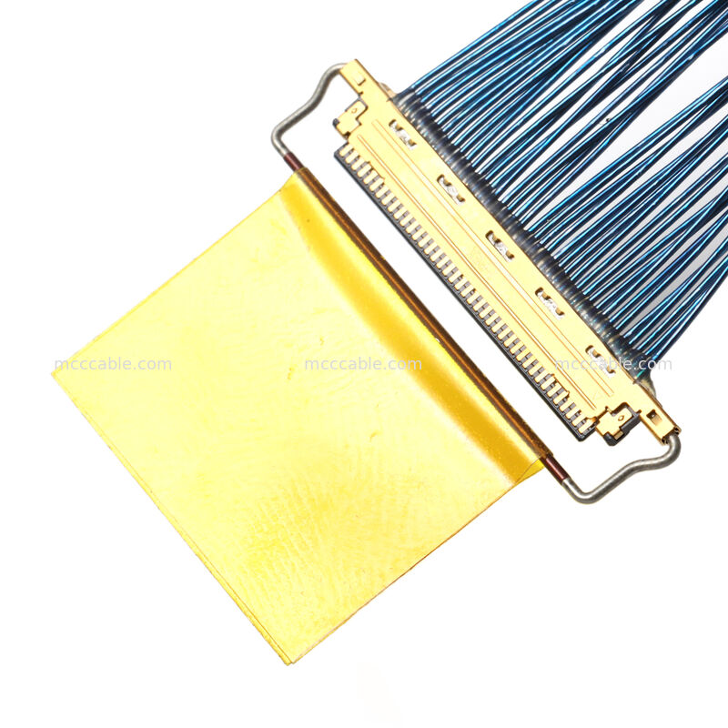 20453-040T-01 커넥터와 마이크로 코아시얼 케이블 조립