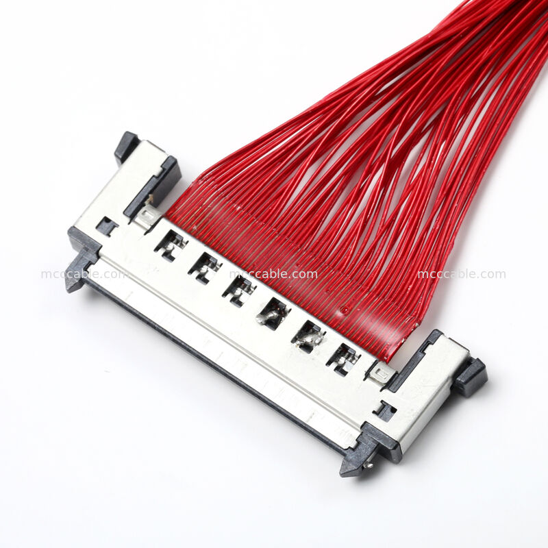 FI-RE51CL 커넥터가 있는 마이크로 동축 케이블 어셈블리 – 맞춤형 OEM 고속 상호 연결