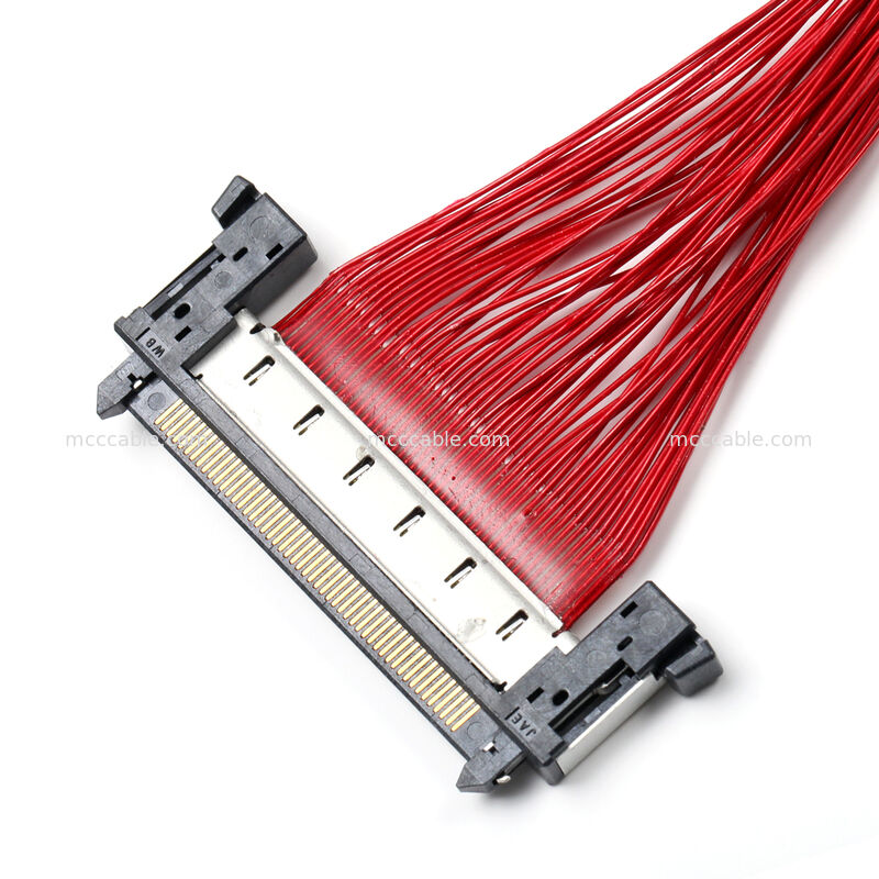 FI-RE51CL 커넥터가 있는 마이크로 동축 케이블 어셈블리 – 맞춤형 OEM 고속 상호 연결