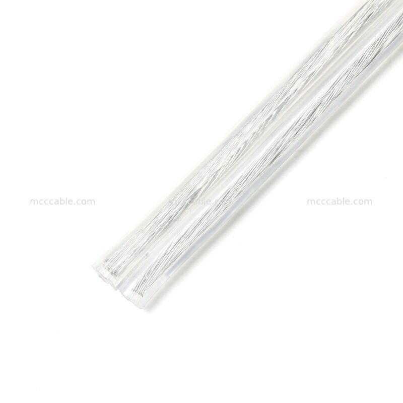 18AWG SPT-2 케이블이 포함된 맞춤형 투명 편광 2구 전원 코드 어셈블리