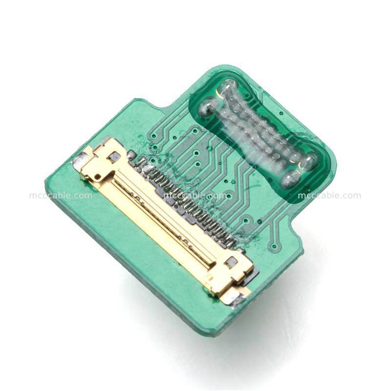 임베디드 디스플레이 시스템용 마이크로 HDMI에서 미니 HDMI 마이크로 코아엑스 케이블 조립