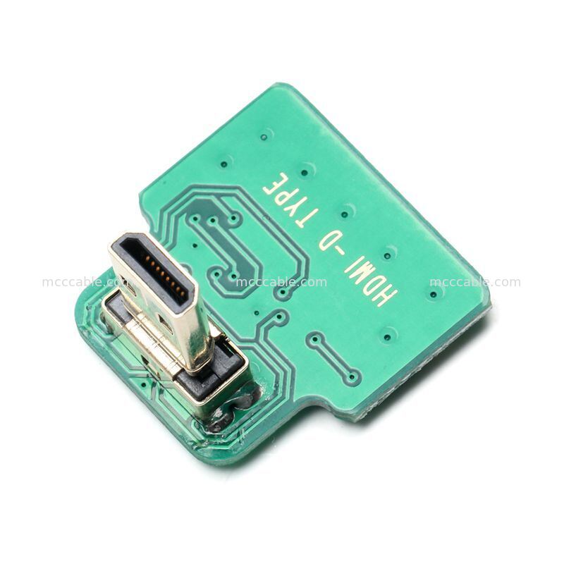 임베디드 디스플레이 시스템용 마이크로 HDMI에서 미니 HDMI 마이크로 코아엑스 케이블 조립