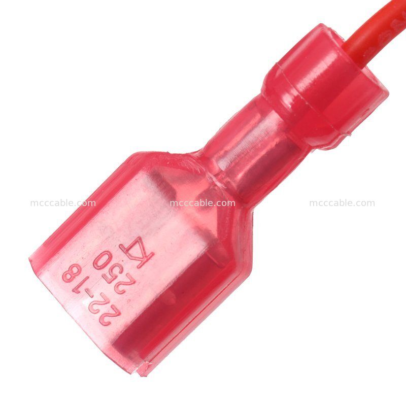 페리트 코어와 6.3mm 단말기를 가진 맞춤형 EMI 필터형 콘덴시터 배선 허리네스