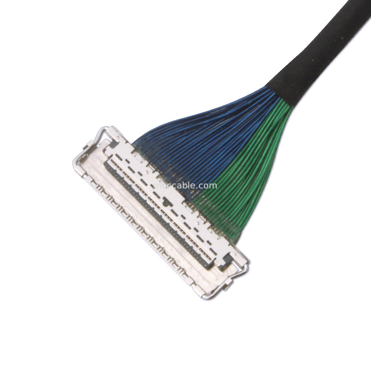 60 PIN 마이크로 코아시얼 케이블 EMI 보호 케이블 20788 060T 01 lvds edp 케이블