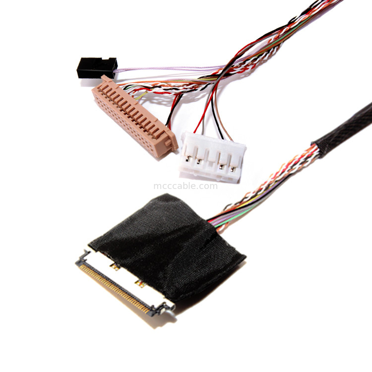 30 핀 LCD Lvds 케이블 20345 040t Lvds 에드프 케이블 Lvds 디스플레이 커넥터