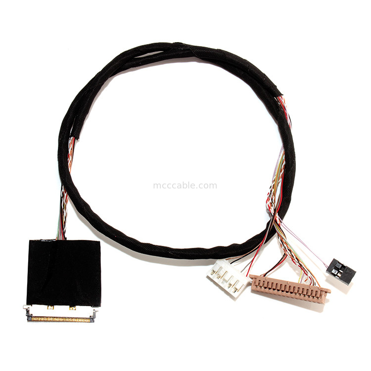 30 핀 LCD Lvds 케이블 20345 040t Lvds 에드프 케이블 Lvds 디스플레이 커넥터