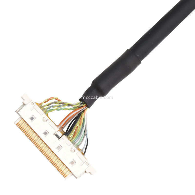 0.5mm 피치 ACES 50204-040 1 1-002 - JST SHDR-40V-SB LVDS 케이블 어셈블리