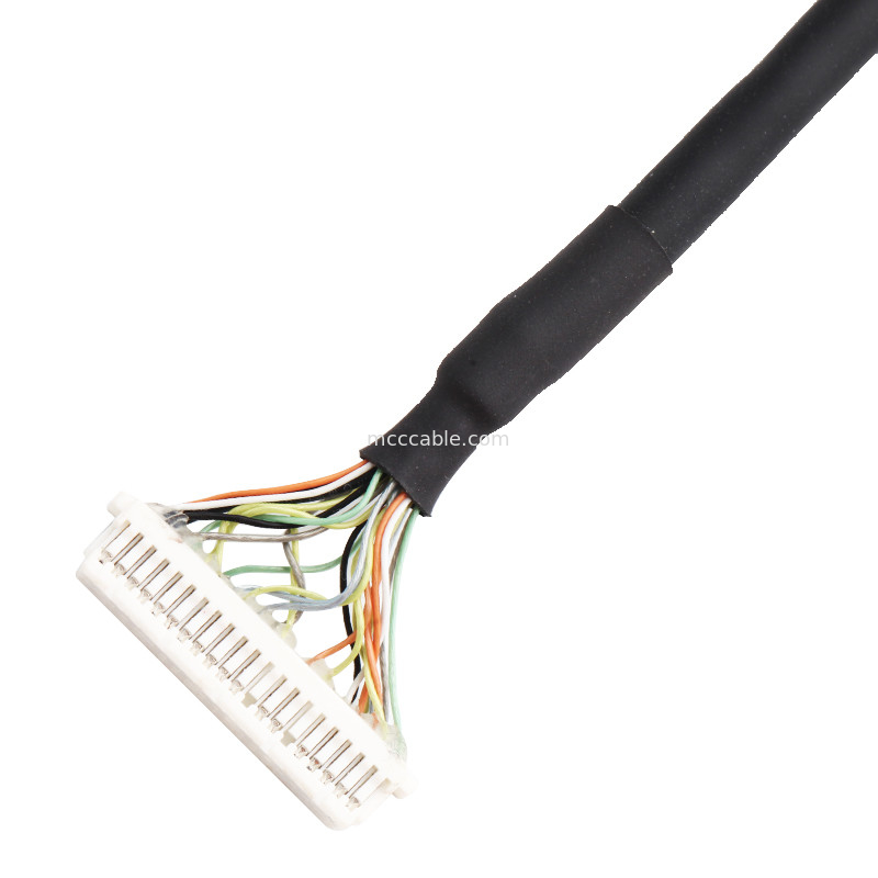 0.5mm 피치 ACES 50204-040 1 1-002 - JST SHDR-40V-SB LVDS 케이블 어셈블리