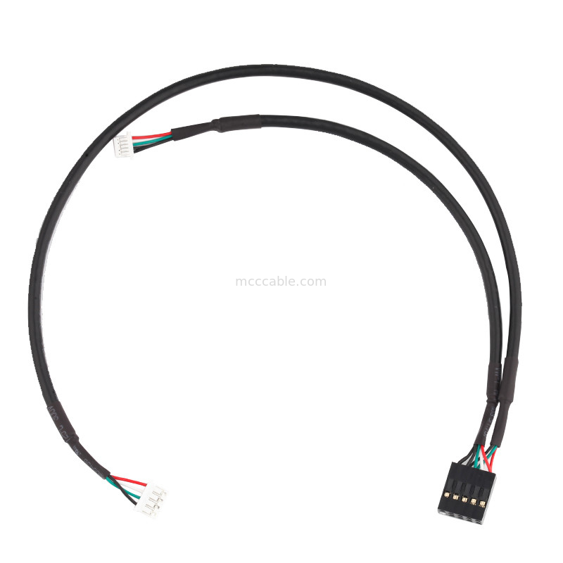 28AWG LED 하네스 케이블 어셈블리 JST PHR-5P TO SH1.0 5P 1.0mm 피치