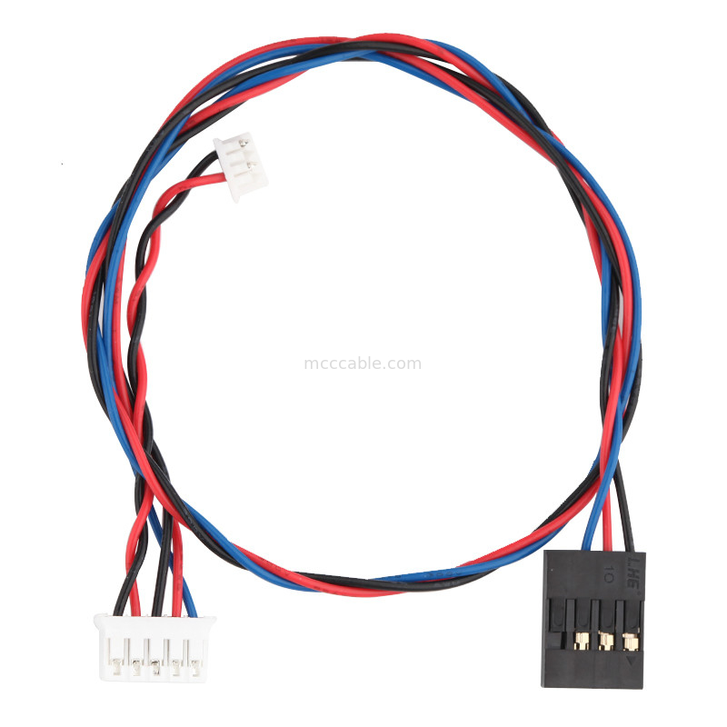 Molex 51021-04p 길이 100mm에 JST PHR-5P 마구 케이블 어셈블리 Dupont 4p