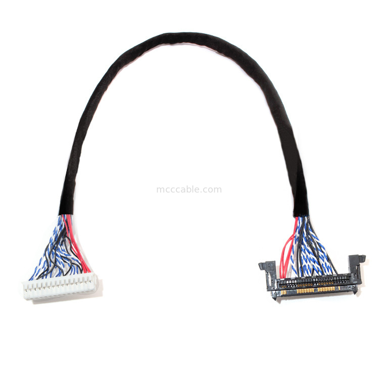 Df13 EDP에 26AWG Lcd LVDS 케이블 어셈블리 1.0mm 피치 JAE Fix-30ssl-Hf