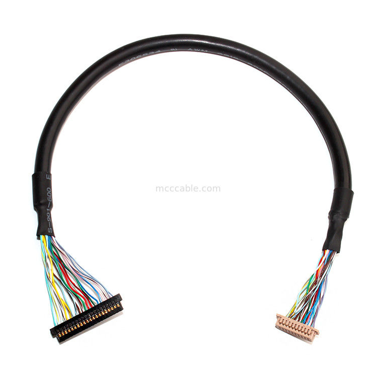 LCD 커넥터 LVDS 케이블 어셈블리 1.0mm 피치 32AWG  DF13-20DS-1.25C