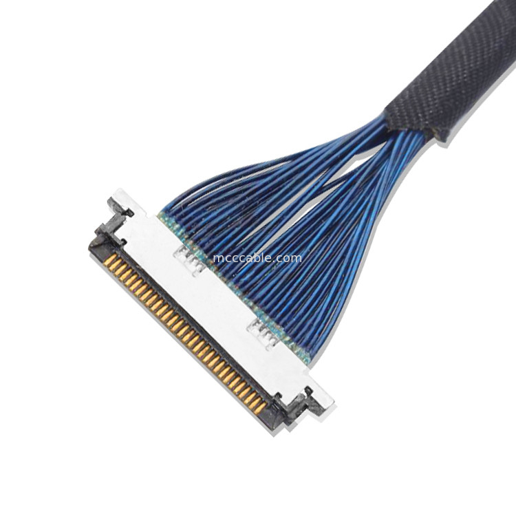 0.4mm 30p LVDS 마이크로 코아시얼 케이블 CBL 20472-030T-10R lvds 디스플레이 커넥터