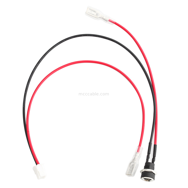 HSG XAP-02V-S 전원 DC 3.6 원형 케이블을 위한 DC 플러그에 주문 철사 마구 2.5 피치