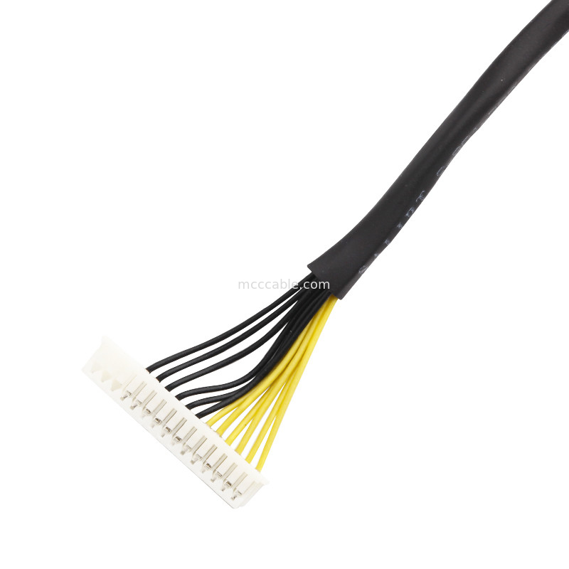 길이 100mm 철사 마구 케이블 Wl 1025h-15p에서 Wl 1253h-15p Lvds 케이블 어셈블리
