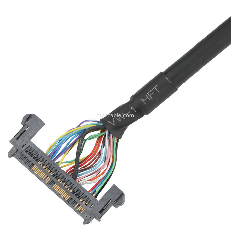 제 0.5 밀리미터 FI-RE51HL LVDS EDP 케이블 조립에 대한  1.25 밀리미터 DF14-30S-1.25C