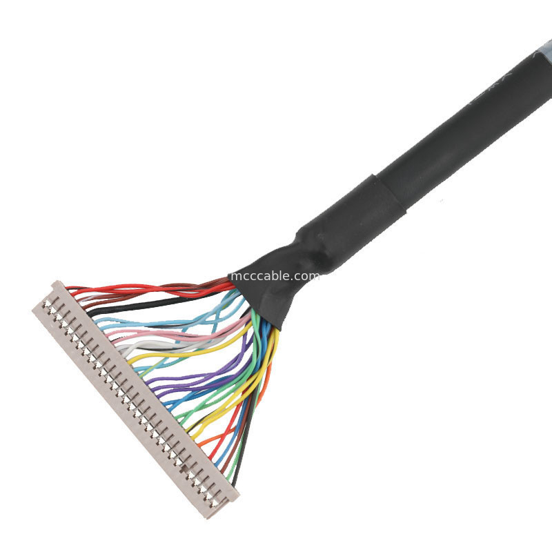 제 0.5 밀리미터 FI-RE51HL LVDS EDP 케이블 조립에 대한  1.25 밀리미터 DF14-30S-1.25C